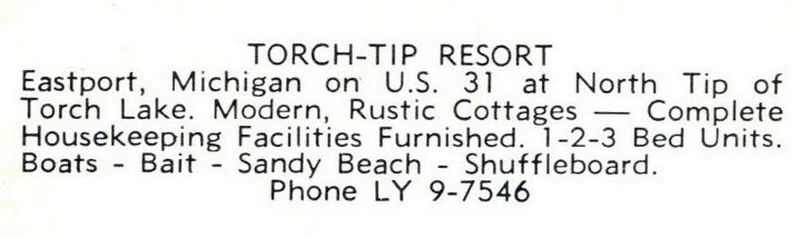 Torch Tip Resort (Torch-Tip Resort) - Vintage Postcard
